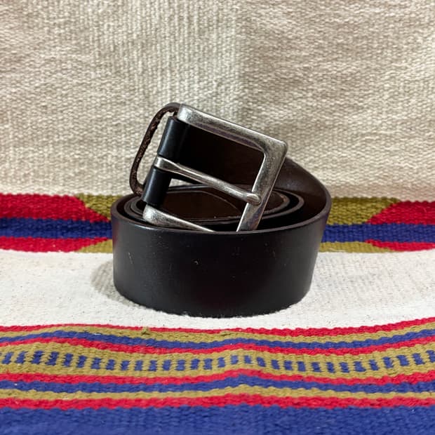 이태리 리얼레더 웨스턴 싱글핀 개리슨 벨트