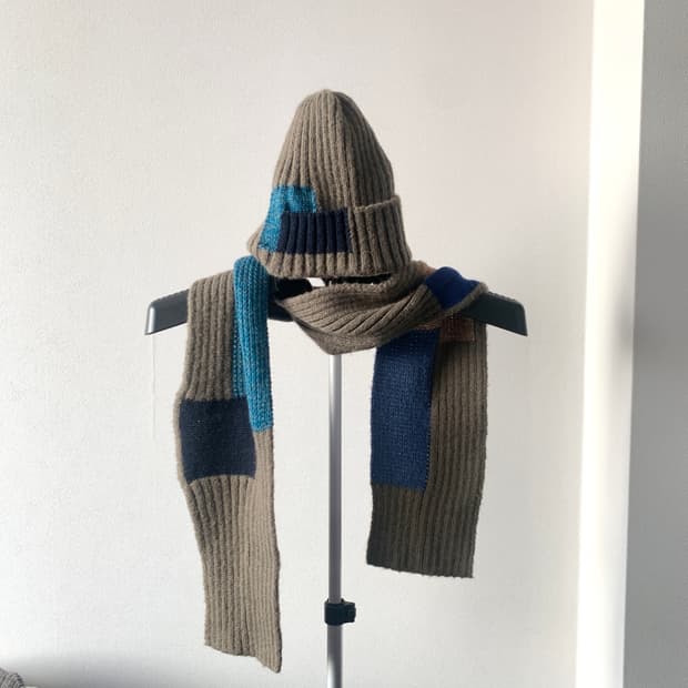 23aw 5G 울 츠기하기 게일 비니