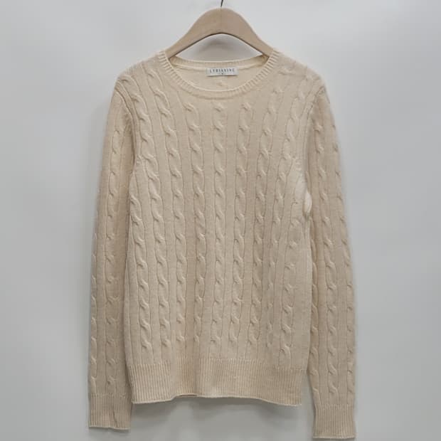 LYDIAVINE 23FW 리디아바인 캐시미어 캐이블 니트 / 여 85 