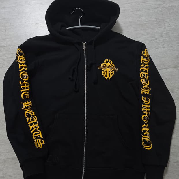 (정품) 크롬하츠 대거 헤비웨이트 후드집업 L (명품 남자 후드티)