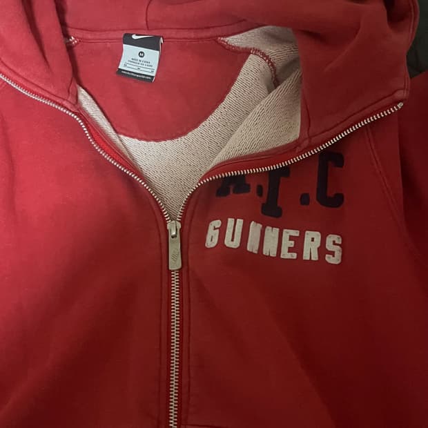 나이키 톤다운레드 후드집업