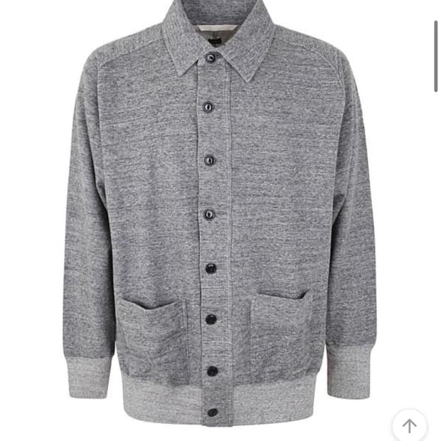 나나미카 스웨트 가디건 버튼업 긴팔 셔츠