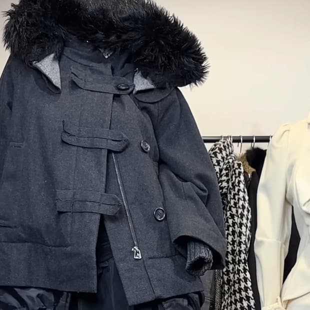 차콜 후드 떡코 히메갸루 키치갸루 오네갸루 러블리 