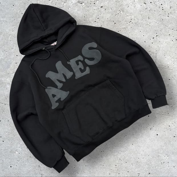 [M] 아메스 AMES 스웻 블랙 후드티 D174