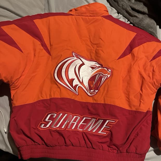 슈프림 타이거 레이싱 자켓 오렌지