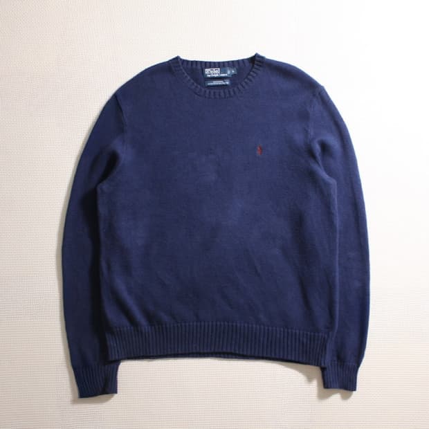 Polo 폴로 랄프로렌 네이비 라운드 니트