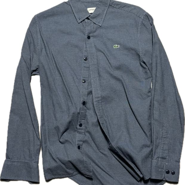 라코스테 체크 셔츠 