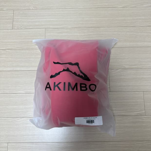 [L] 아킴보 클럽 후드집업 레드