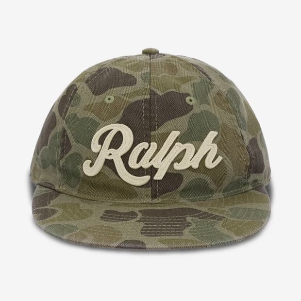 폴로 랄프 로렌 캐모 헤링본 볼캡(One Size)