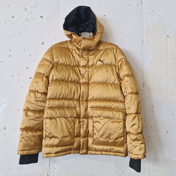 푸마 덕 다운 패딩 L