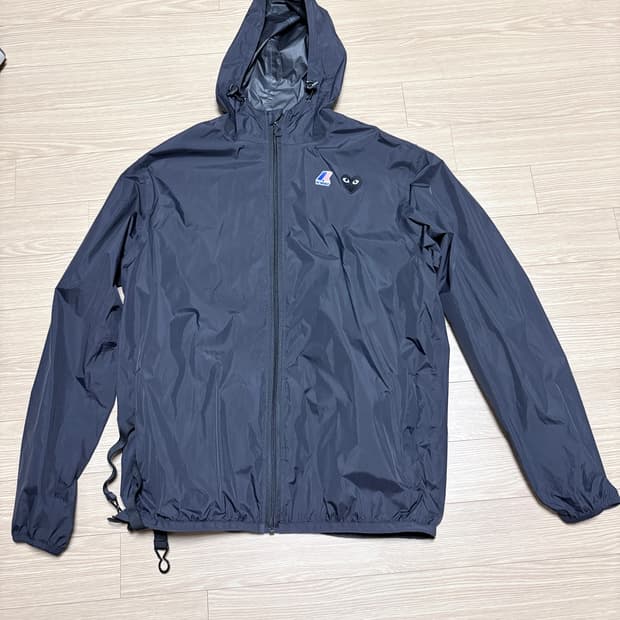 꼼데가르송x kway 바람막이 xl