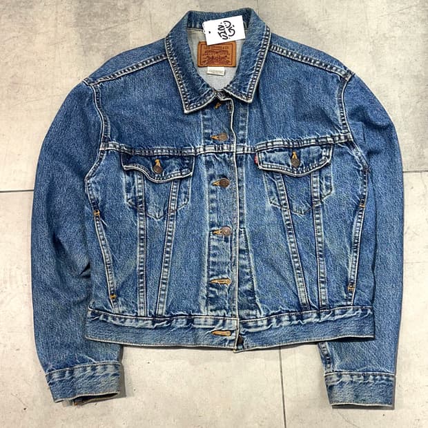 90s made in usa 리바이스 데님 트러커 자켓