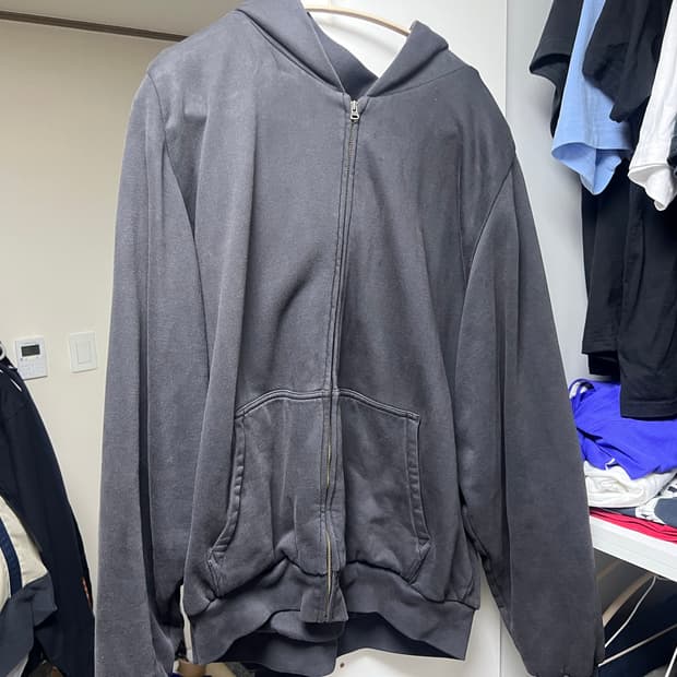 (Xl) 이지 갭 후드집업 블랙