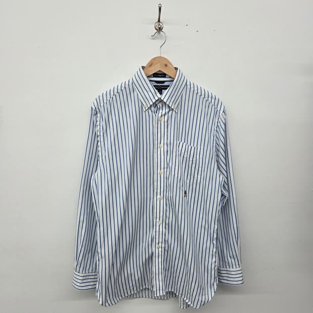 타미힐피거 스트라이프 셔츠 남성L