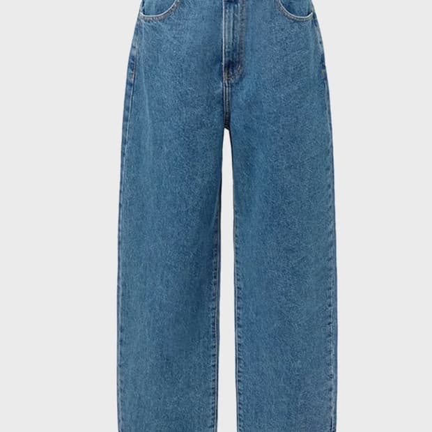 아모멘토 리싸이클 코튼 데님 미드블루