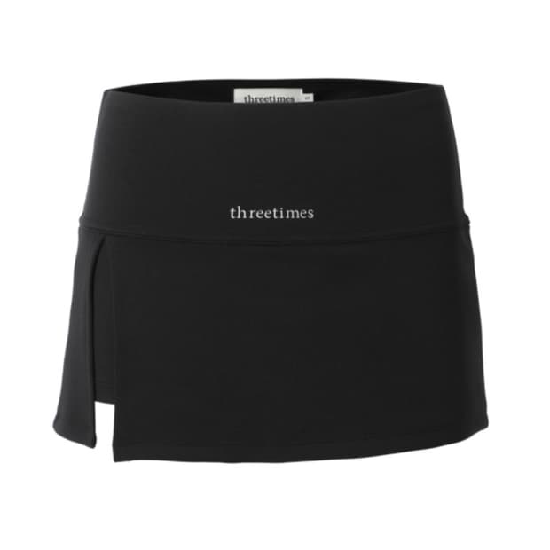 Athletic slit skirt