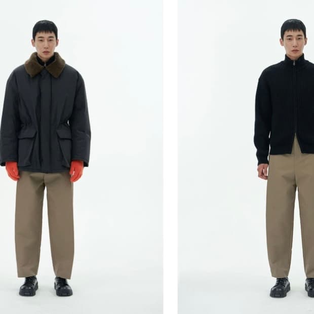 [AMOMENTO] MENS Snap Garconne Pants(카키)