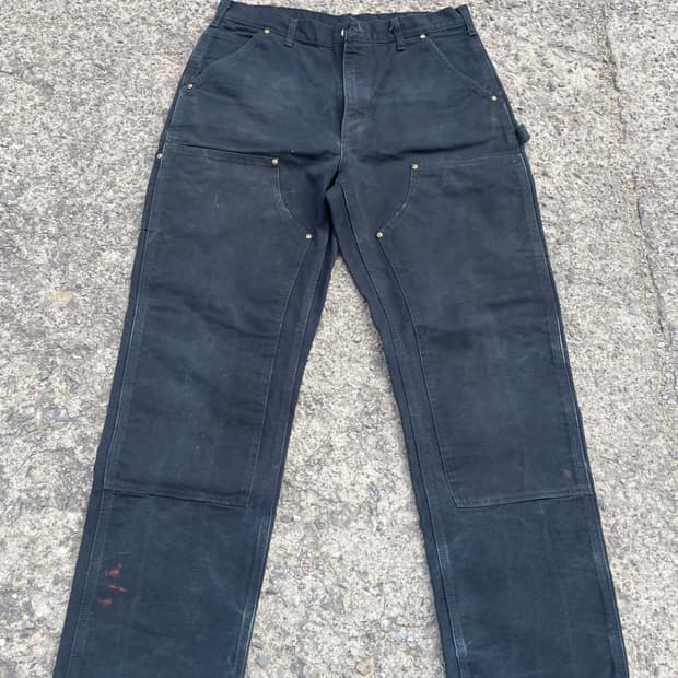 칼하트 더블니 b01 34사이즈 블랙