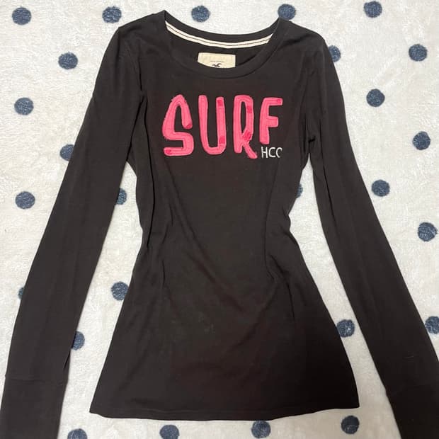 홀리스터 빈티지 SURF 롱슬리브 딸기초코