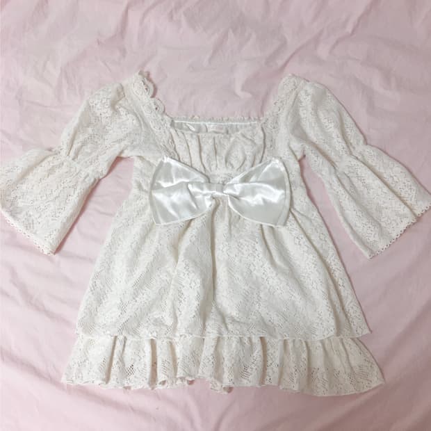 고전 리즈리사 빅리본 레이스 원피스 히메갸루 라떼갸루 트랄라라 잉그니