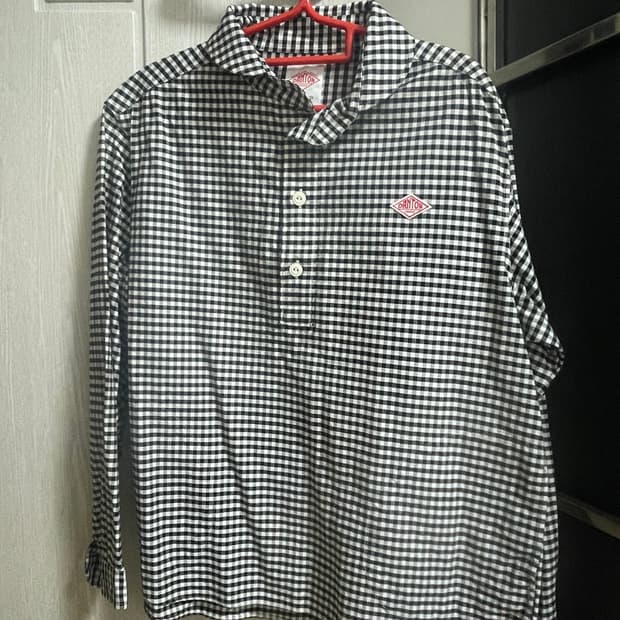 (36) 단톤 체크 셔츠