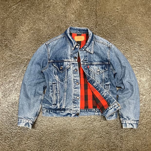 80s USA Levis 데님 트러커 자켓 (100)