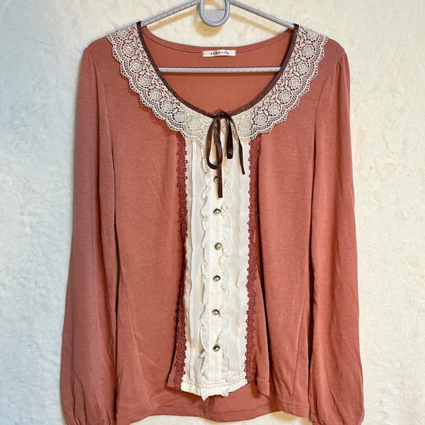 엑시즈팜 긴팔 블라우스 티셔츠 