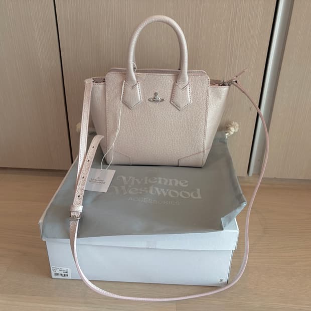 비비안웨스트우드 레드라벨 EXECUTIVE 토트백 M 핑크