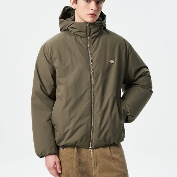 단톤 다운 후디 - Olive(3사이즈)