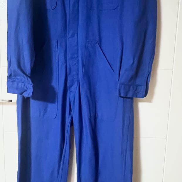 빈티지 프렌치 워크 점프수트