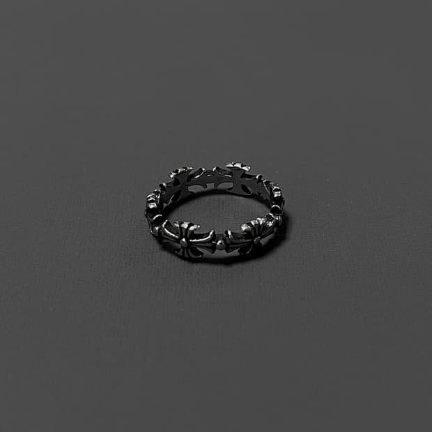 크로스 라인 반지