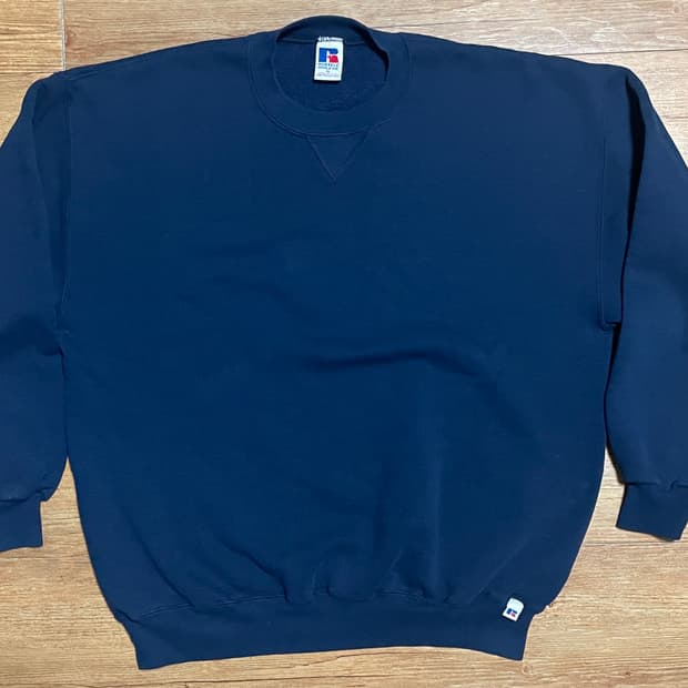 90s 러셀 애슬레틱 스웻셔츠 네이비 미제🇺🇸