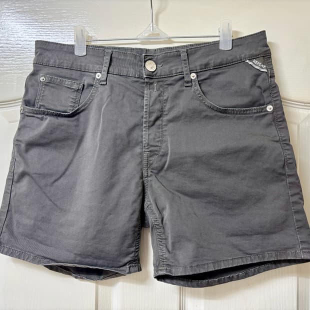 Replay 리플레이 워싱 그레이 숏팬츠 반바지 28~30