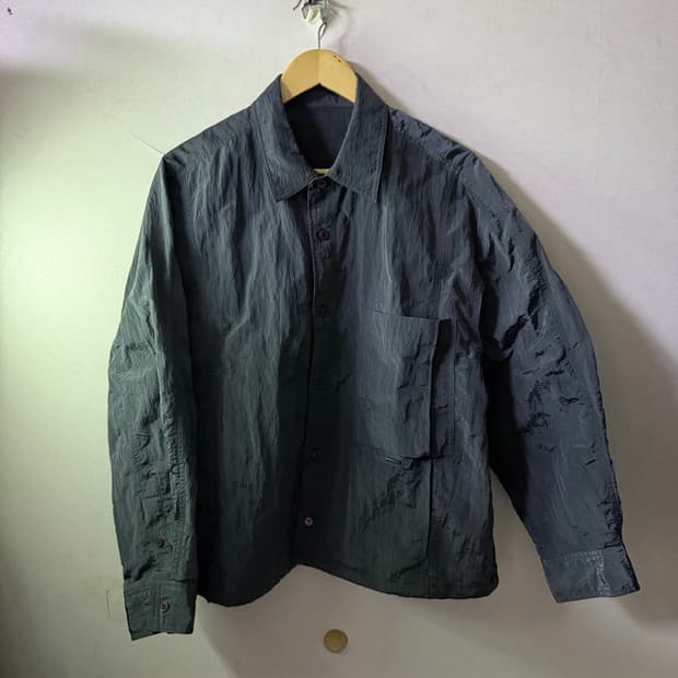 솔리드옴므 우영미 오버핏 나일론 셔츠 자켓 50 (프리)