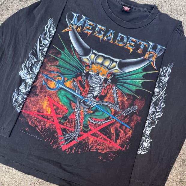 1997 Megadeth USA Tour Long-Sleeve