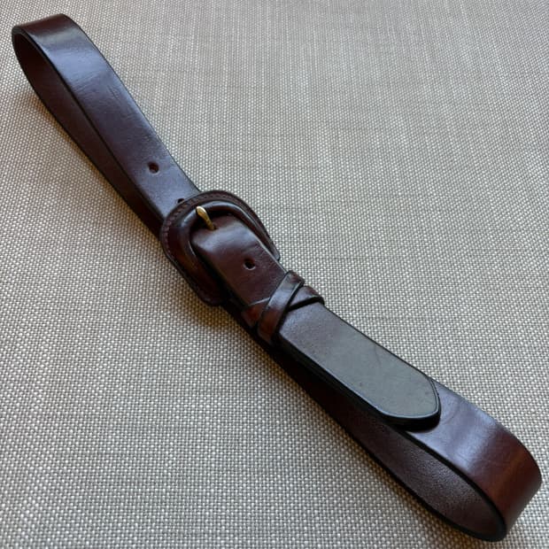 (29-30) 90s USA Eddie Bauer 이탈리안 레더 벨트