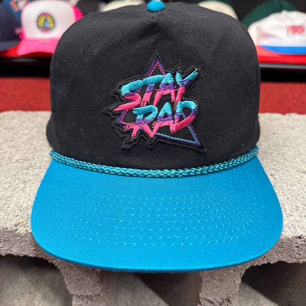 90년대 빈티지 Carbon Elements Stay Rad 모자