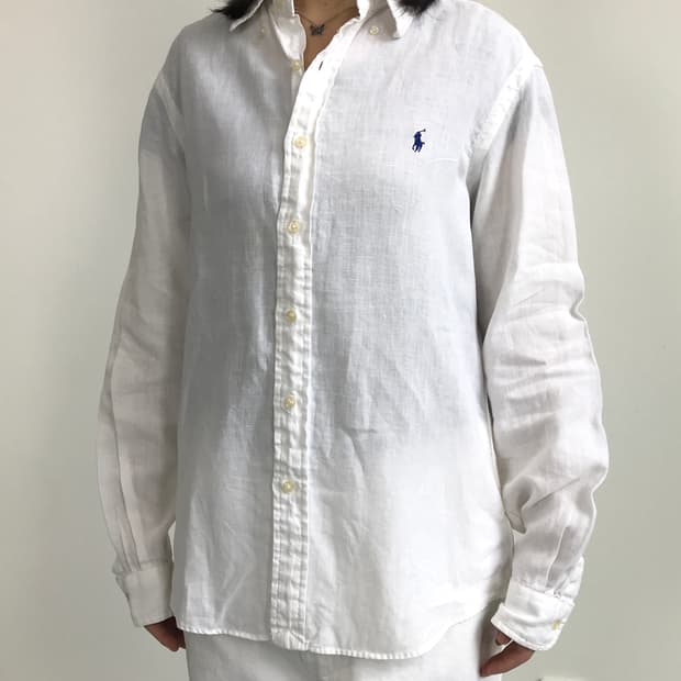 Polo Ralph Lauren White Cotton Shirt