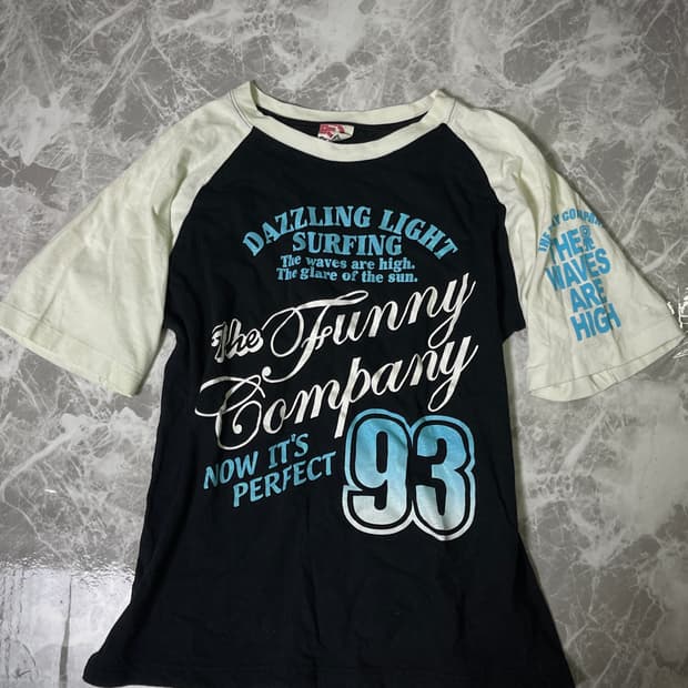 (Japanese vintage)dazzling sleeve t