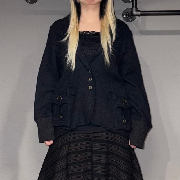 일본빈티지 디테일 모 자켓