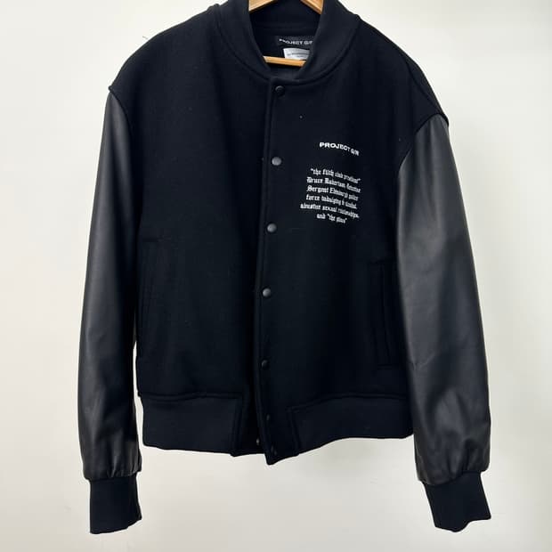 프로젝트 GR 더현대 바시티 자켓 2사이즈