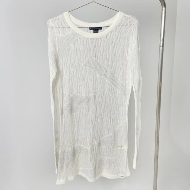 아르마니 로우 텍스처 니트