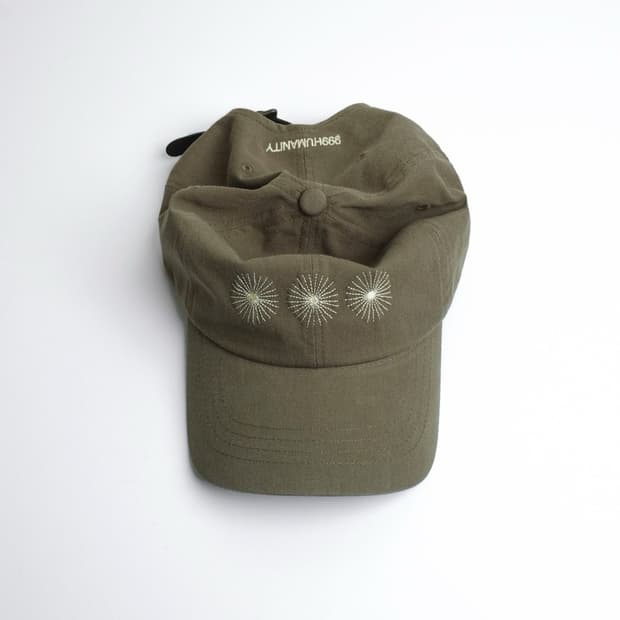 999휴머니티 X 마이라이브러리 볼캡 카키