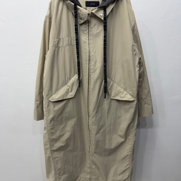 정품) SYSTEM 시스템 한섬 후드 야상 자켓 88