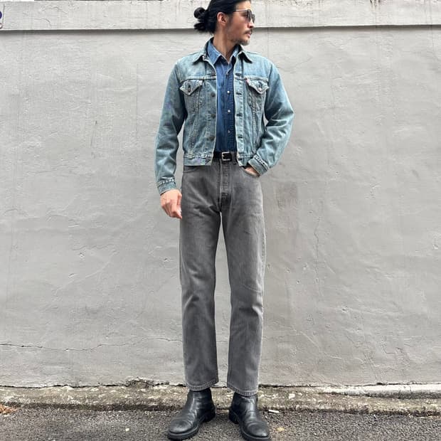 90년대 미국 리바이스 501 흑청