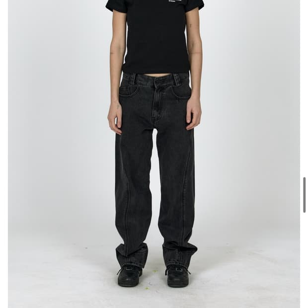 플라스틱 프로덕트 MPa DRIFT DENIM PANTS (BLACK)