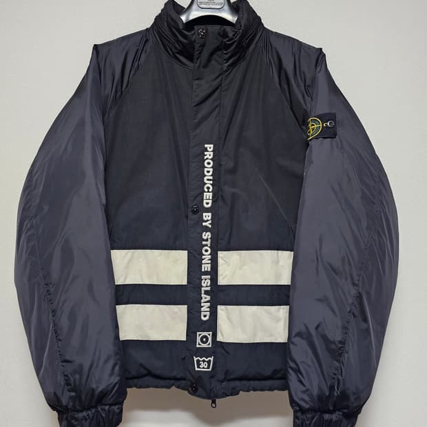 슈프림 x 스톤 아일랜드 리버시블 다운 퍼퍼 자켓