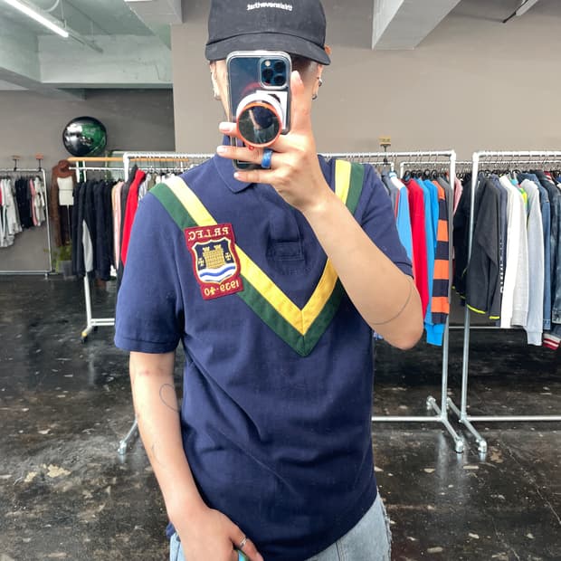 폴로 랄프로렌 클래식핏 카라 반팔 티셔츠