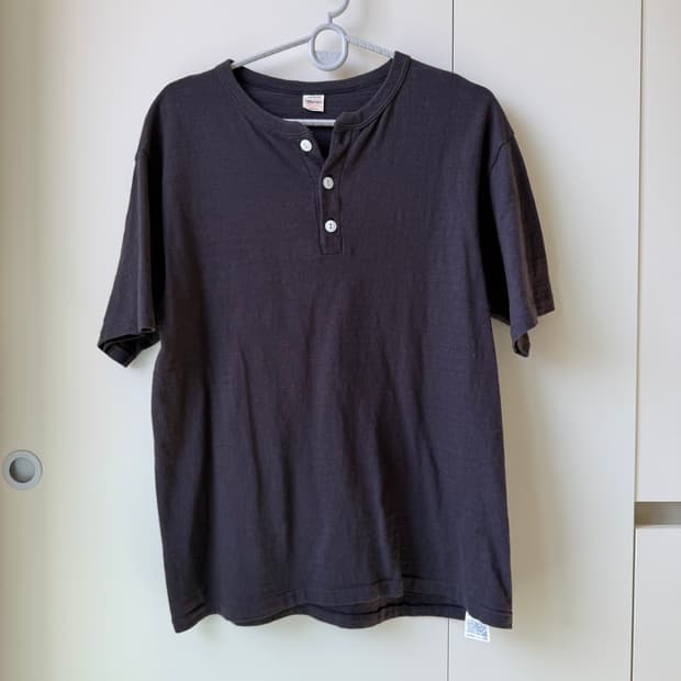 Warehouse 웨어하우스 4601 헨리넥 반팔티 M