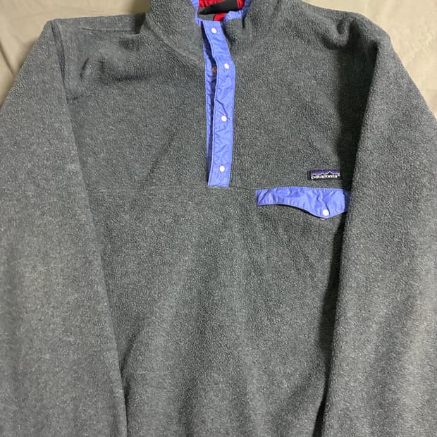 Patagonia synchilla snap t gray [L]
